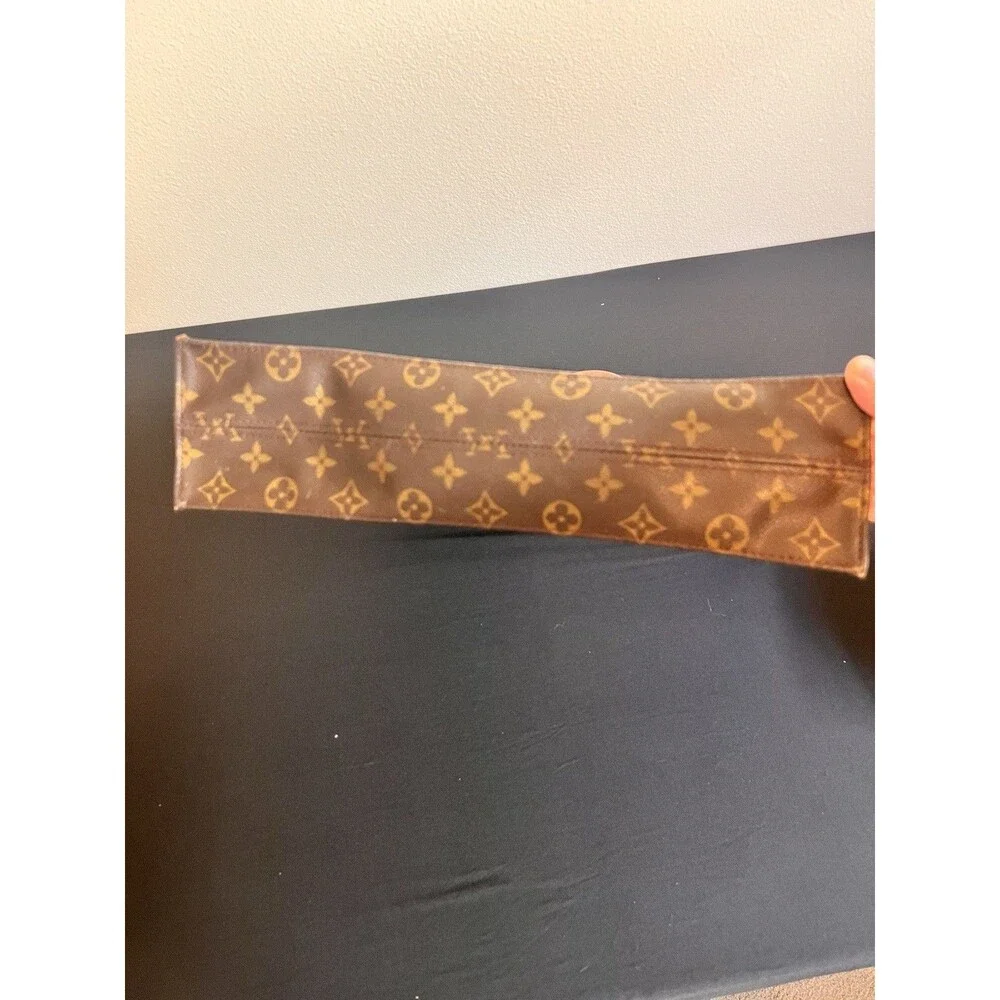 Louis Vuitton Sac Plat MM Monogram Tote Bag MI0599 Made in France Authentic 1999